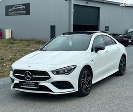 MERCEDES CLA CLA 250 MERCEDES-BENZ CLA 250E 218CH AMG LINE – ORIGINE ?? – BURMESTER – CARPLAY – TOIT OUVRANT – CAMÉRA DE RECUL – RADARS AV/AR – RÉGULATEUR – LED AMBIANCE – JANTES 18