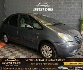 CITROEN XSARA PICASSO 1.6 HDI 110 CH MONOSPACE FINITION EXCLUSIVE GARANTIE 6 MOIS MINIMUM