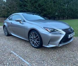 LEXUS RC RC300H 2.5 300H F SPORT CVT EURO 6 (START/STOP) 2DR