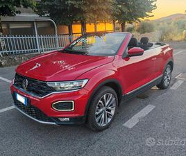 VOLKSWAGEN T-ROC CABRIOLET INCIDENTATA