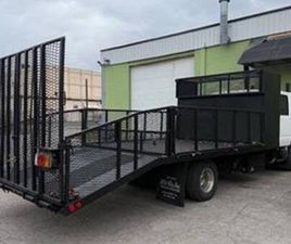 2019 ISUZU NPR CREW CAB / OPEN LANDSCAPER WITH DOVETAIL