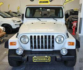 JEEP WRANGLER CONVERTIBLE 4.0 SPORT CABRIO + HARDTOP GIA' ASI TARGA FR843GX