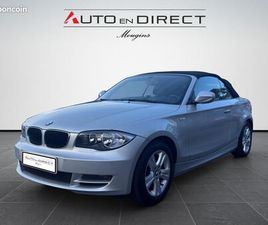 BMW SERIE 1 120I CABRIOLET - BVA STEPTRONIC CABRIOLET E88 LUXE PHASE 1