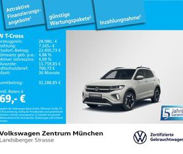 T-CROSS 1.5 TSI R-LINE AHK IQ.LIGHT NAVI PARKPILOT REARVIEW APP DSG