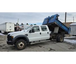 FORD F450 CREW CAB 2009 FORD SUPER DUTY F-450 DRW DIESEL - DUMP TRUCK - 85000KM'S!