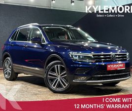 VOLKSWAGEN TIGUAN 2.0 TDI HIGH LINE 4WD - FULL BLACK LEATHER HEATED SEATS FRONT AND BACK - DIAMOND CUT FACTORY ALLOY WHEELS - CRUISE CONTROL - REVERSE CAMERA
