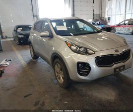 KIA SPORTAGE 2.4L I-4 DI, DOHC, VVT, 181HP ALL WHEEL DRIVE