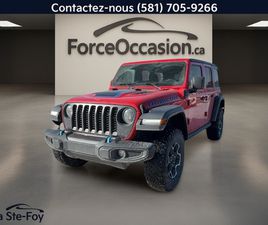 JEEP WRANGLER 4XE 2023 RUBICON* 4XE* 4X4* CUIR* GPS* VOLANT CHAUFFANT*