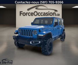 JEEP WRANGLER 2021 UNLIMITED SAHARA* 4X4* GPS* CUIR* VOLANT CHAUFFANT*