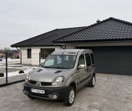 RENAULT KANGOO 4X4 LIFT 1.6 16V IDEAŁ KOSTKA OPONY NIEMCY KLIMA PIŁA • OLX.PL