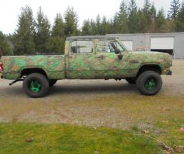 DODGE POWER WAGON 1977 DODGE POWER WAGON DIESEL, CREW CAB 1 TON CUMMINGS , 4X4, AT, - $
