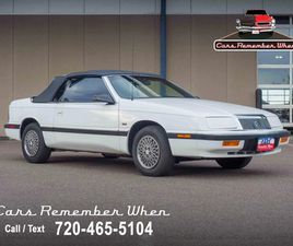 1990 CHRYSLER LEBARON HIGHLINE 49K MILES 3.0L V6 5-SPEED