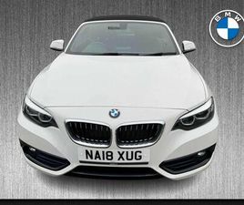BMW SERIE 2 CABRIO 218 BMW 2 SERIES 218I SPORT CONVERTIBLE 1.5 2DR