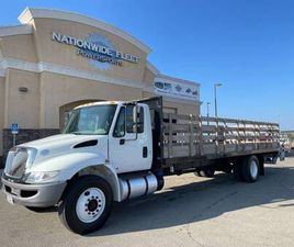 2019 INTERNATIONAL 4300 DIESEL FLATBED STAKE BED OFF LEASE COMPANY TRU