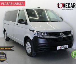 VOLKSWAGEN TRANSPORTER T6 VOLKSWAGEN TRANSPORTER 2.0 TDI T6 COMBI 9 LARGA 110