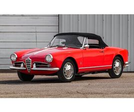 1961 ALFA ROMEO GIULIETTA SPIDER