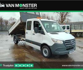 MERCEDES SPRINTER 314CDI DOUBLE CAB TIPPER 140PS EURO 6