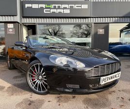 ASTON MARTIN DB9 VOLANTE 2009 (Y5) 5.9 VOLANTE 2DR PETROL SEQ (EU4) (394 G/KM, 450 BHP)