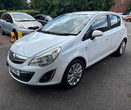 VAUXHALL, CORSA, HATCHBACK, 2012, MANUAL, 1686 (CC), 5 DOORS