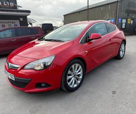 VAUXHALL ASTRA GTC 2013 VAUXHALL ASTRA GTC 1.4T 16V SRI 3DR HATCHBACK PETROL MANUAL
