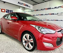 HYUNDAI VELOSTER 1.6 GDI STYLE DCT AUTOMATA - 2. TUALJTÓL - VÉGIG VEZETETT SZERVIZ - BŐR BELSŐ - 3 ÉV GARANCIA!