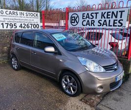 2010 NISSAN NOTE 1.6 16V N-TEC HATCHBACK 5DR PETROL AUTO EURO 5 (110 PS)
