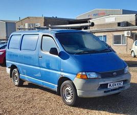 TOYOTA HIACE 2004 TOYOTA HIACE 280 GS VAN TRD 88BHP PANEL VAN DIESEL MANUAL