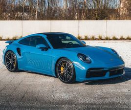 PORSCHE 911 992 TURBO S PORSCHE 911 992 TURBO S PTS OSLO BLUE PANO BURMESTER LIFT