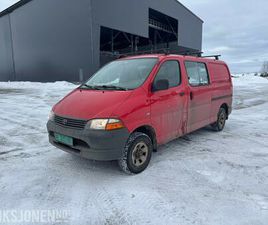 TOYOTA HIACE 102 HK 4WD LANG SKYVEDØRER TAKSTATIV S + V