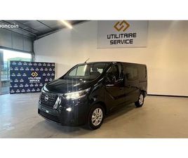 32 490 HT / NISSAN PRIMASTAR CABINE APPROFONDIE 5 PLACES L1H1 2.0 DCI 170 CV BVA9 TEKNA NOIR NEUF / TVA RECUPERABLE