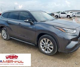 TOYOTA HIGHLANDER TOYOTA HIGHLANDER 2020 TOYOTA HIGHLANDER HYBRID LIMITED 2.5 HYBRYDA 243KM