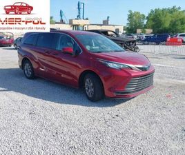 TOYOTA SIENNA TOYOTA SIENNA LE 2022 2.5L 2.5 HYBRYDA 189KM