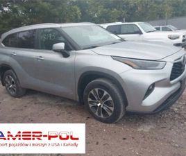 TOYOTA HIGHLANDER TOYOTA HIGHLANDER 2023 TOYOTA HIGHLANDER HYBRID XLE 2.5 HYBRYDA 186KM