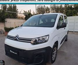 CITROEN BERLINGO' FELL 1.5 HDI 100CV N1 5 POSTI NAV+RETROCAM. - 2022