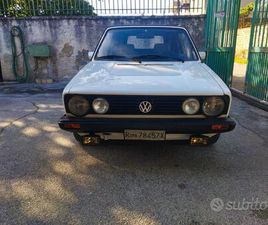 GOLF CABRIO D'EPOCA ISCRITTO ASI