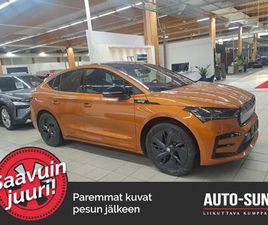 SKODA ENYAQ COUPE 85X 4X4 RS BUSINESSLINE - KORKO 2,99% + KULUT - #5V/100TKM TEHDASTAKUU #MATRIXLED #ADAPT.VAKKARI #NAHKASISUSTA