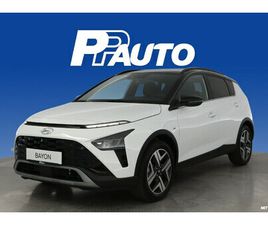 HYUNDAI BAYON 1.0 T-GDI 100 HV 48V HYBRID 7DCT-AUT. BLACK 1-OMISTAJA / SUOMI-AUTO / KOUKKU / LOHKOLÄMMITIN / TEHDASTAKUU / 17