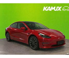 TESLA MODEL 3 PERFORMANCE PERFORMANCE DUAL AWD 82 KWH ** TULOSSA PIAN! - KYSY MYYJILTÄMME LISÄÄ!