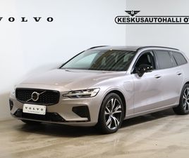 VOLVO VM VOLVO V60 T8 AWD LONG RANGE HIGH PERFORMANCE ULTRA DARK - VM 2026 / TEHDASTAKUU+VOLVO SELEKT TAKUU / B&W / PANORAMA / TUUL/HIEROVAT ISTUIMET / GOOGLE / HUD /