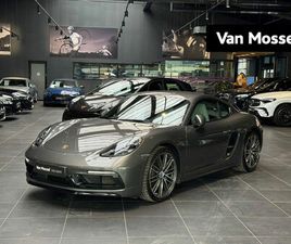 PORSCHE 718 CAYMAN PORSCHE 718 CAYMAN 2.0 | SPORTDESIGN | SPORTCHRONO | SPORTUITLAATSYSTEEM | BOSE | 14-WEG STOELEN | AGAATGRIJS | KRIJT INTERIEUR | APPLE CARPLAY | PDLS + | 20 IN