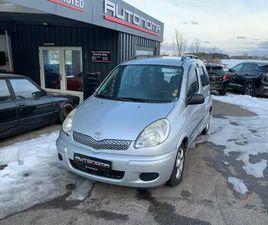 TOYOTA YARIS VERSO BRUGT TOYOTA YARIS VERSO 1,5 LUNA KOMFORT TIL SALG