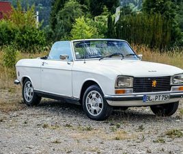 PEUGEOT 304 CABRIOLET S PEUGEOT 304 S CABRIOLET (1975), SELTENES UND GEPFLEGTES FAHRZEUG, TEILWEISE ERSTLACK, MIT HARDTOP
