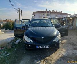 SSANGYONG ACTYON SAHIBINDEN SSANGYONG ACTYON SPORTS 2.0 SXDI 4X4 2011 MODEL AFYONKARAHISAR 470.000 KM SIYAH - 37824308 | ARABAM.COM