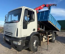 IVECO EUROCARGO BASCULANTE - + GRUA FA