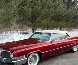 CADILLAC DEVILLE CABRIOLET 1969 CADILLAC DEVILLE CONVERTIBLE