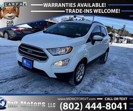 2019 FORD ECOSPORT SECROSSOVER FOR ONLY $9,999!
