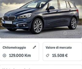 BMW SERIE 2 GRAN TOURER 218 BMW 218 D GRAN TOURER LUXURY AUT. 7 POSTI