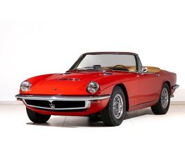 1968 MASERATI MISTRAL SPYDER 3.7 A VENDRE