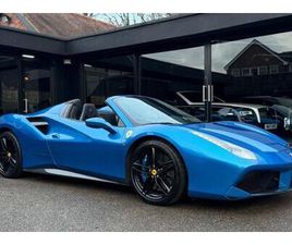LEFT HAND DRIVE 2018 FERRARI 488 SPIDER 3.9T V8 F1 DCT