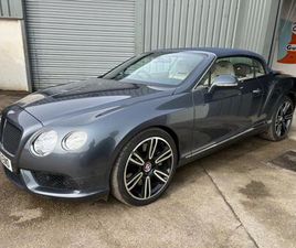 2013 BENTLEY CONTINENTAL 4.0 V8 2DR AUTO CONVERTIBLE PETROL AUTOMATIC